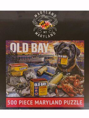 Old Bay Harbor Scene 500 Piece Jigsaw Puzzle NEW Fast Ship
